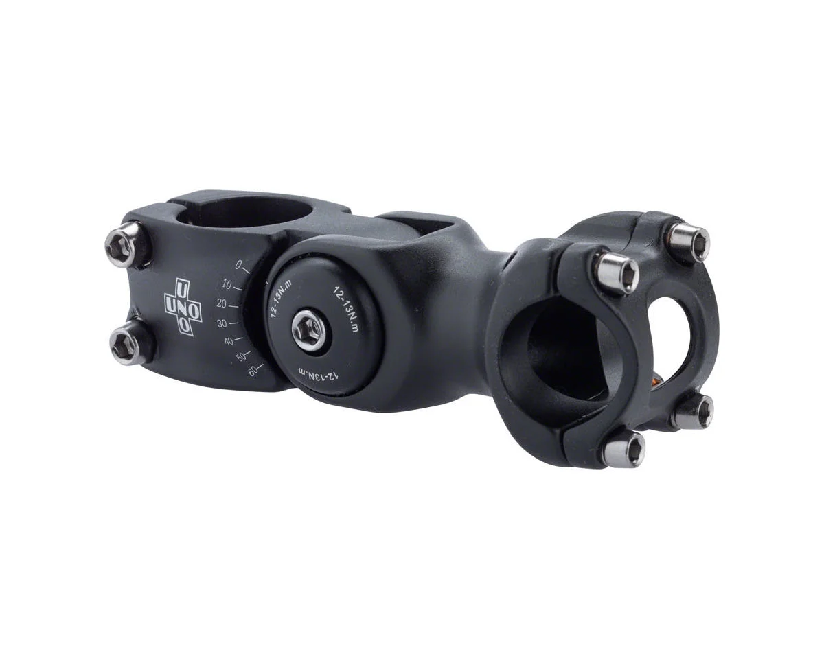 Kalloy 820 Adjustable Stem (Black) (25.4mm Clamp) (90mm) (Adjustable)